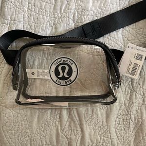 Lululemon clear belt bag